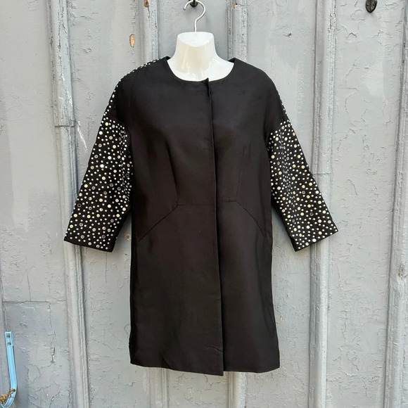 By Malene Birger Silk Mirrored Evening Jacket, size  34 - Picture 3 of 15